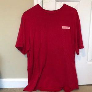 Men’s Red Vineyard Vines Short Sleeved T Shirt- L